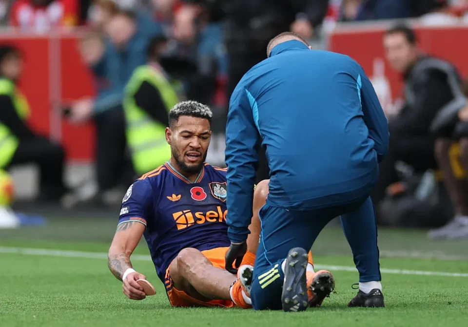 Newcastle Confirm Joelinton Damage After Brentford Horror Scene