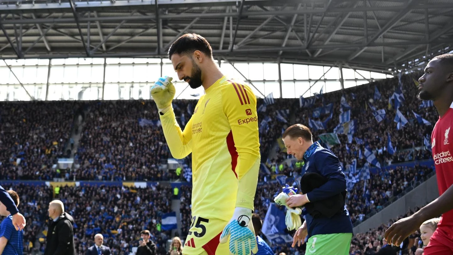 Mamardashvili stretchered off: Liverpool turn to third-choice Woodman for derby glory