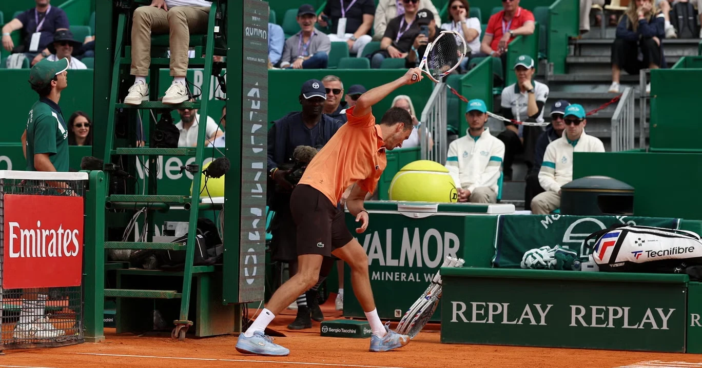 Daniil Medvedev suffers the first scoreless loss of his career in Monte Carlo