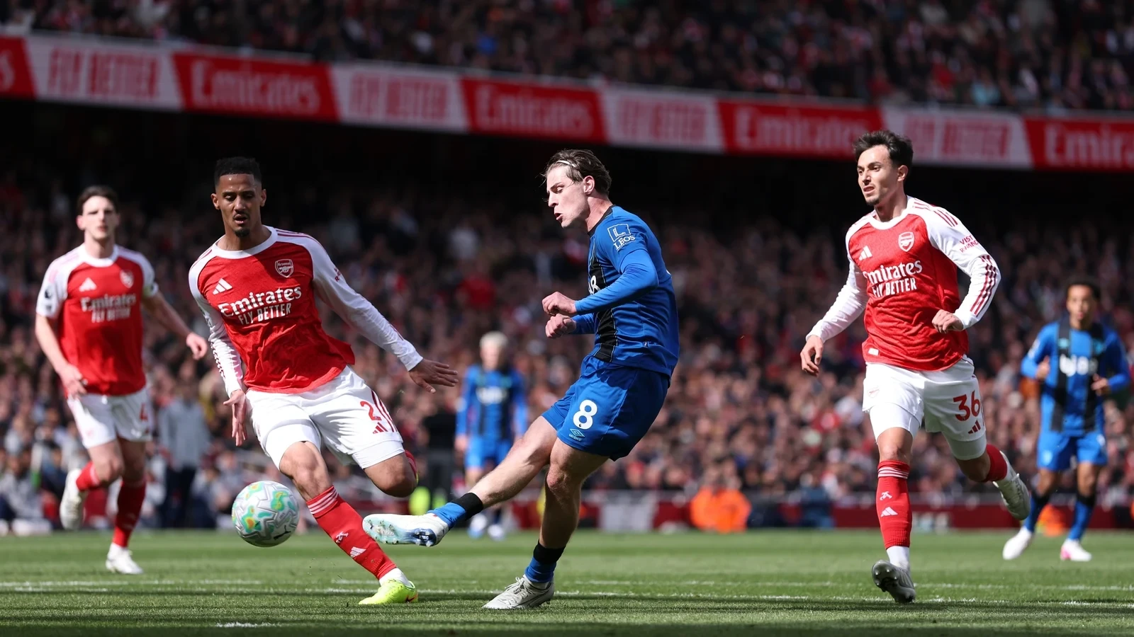 Bournemouth shock Arsenal 2-1; Alex Scott hits 74th-minute winner to stun league leaders